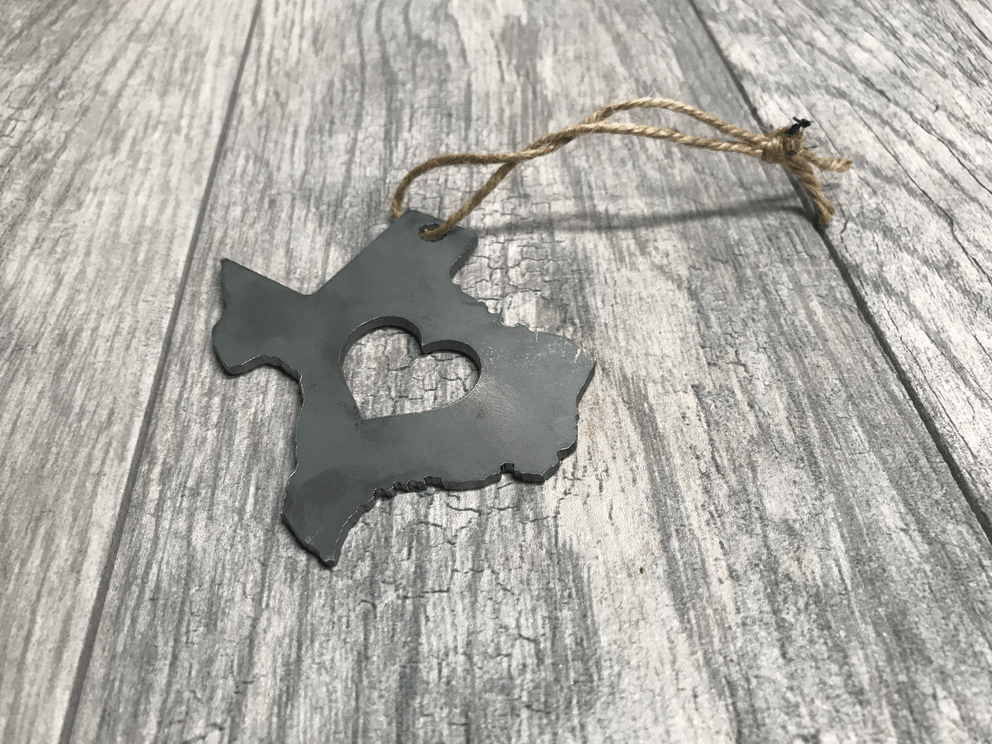 Metal State Shaped Ornaments - Giggle and Jump