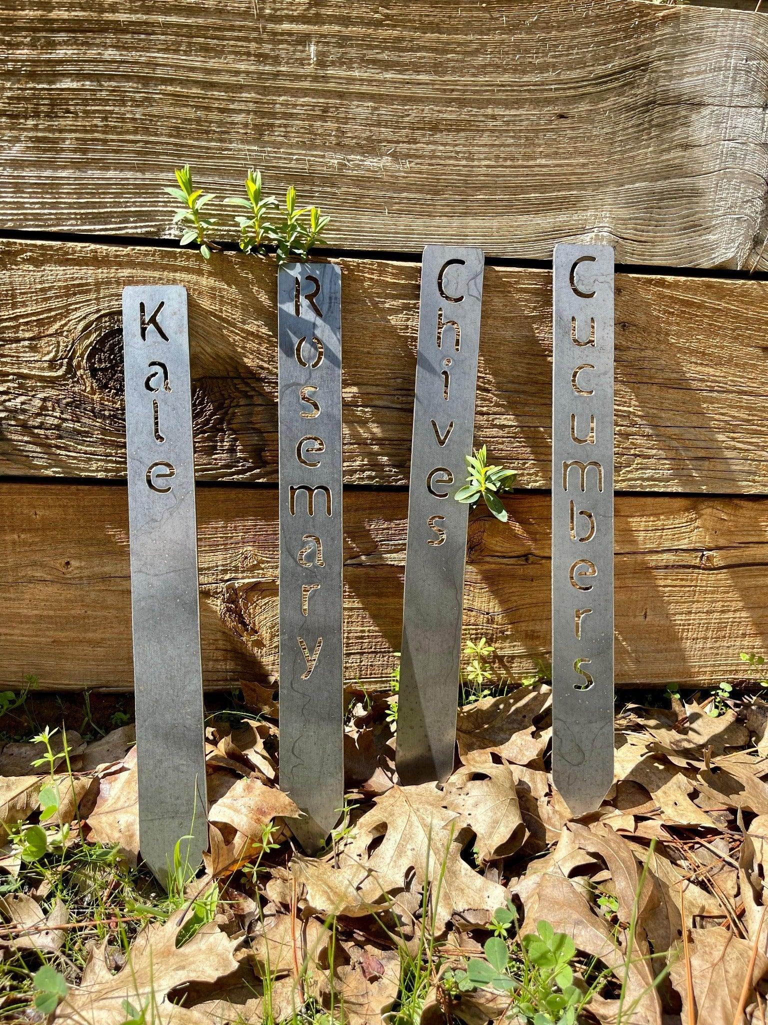 Vegetable and Herb Garden Stakes - Giggle and Jump